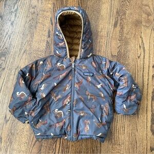 Patagonia Kids Animal Print Puffer Jacket